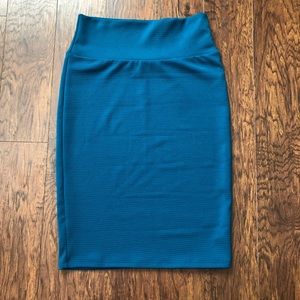Lularoe solid teal Cassie